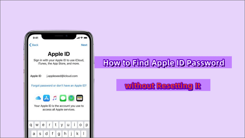 Find Apple ID Password without Resseting It